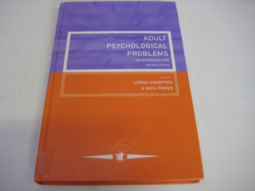 Beispielbild fr Adult Psychological Problems: An Introduction (Contemporary Psychology) zum Verkauf von Bookmonger.Ltd