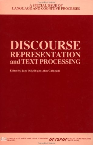 9780863779008: Discourse Repres & Text Proces