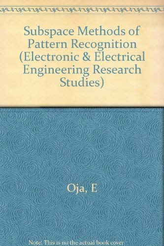 9780863800108: Subspace Methods of Pattern Recognition (Electronic & Electrical Engineering Research Studies)