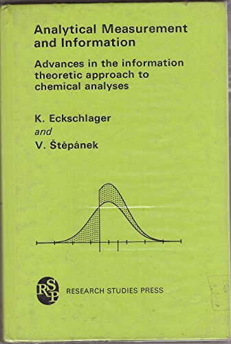 9780863800214: Eckschlager ∗analytical∗ Measurement And Informati On –adv In The Information Theoretic Etc.: Advances in the Information Theoretic Approach to Chemical Analyses (Chemometrics Research Studies Series)