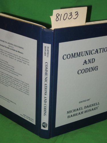 Stock image for Communications and Coding (Electronic & Electrical Engineering Research Stuides. Communications Systems, Techniques, and Applications Series, 2) for sale by Revaluation Books