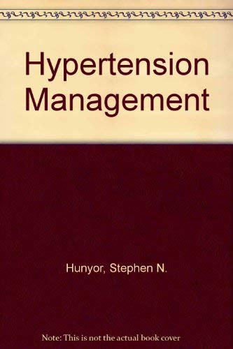 Imagen de archivo de Hypertension Management. a la venta por P.C. Schmidt, Bookseller