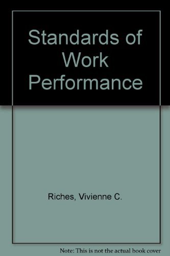 Beispielbild fr Standards of Work Performance. zum Verkauf von ThriftBooks-Atlanta