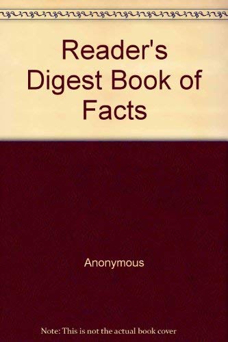 Stock image for Reader's Digest" Book of Facts for sale by WorldofBooks