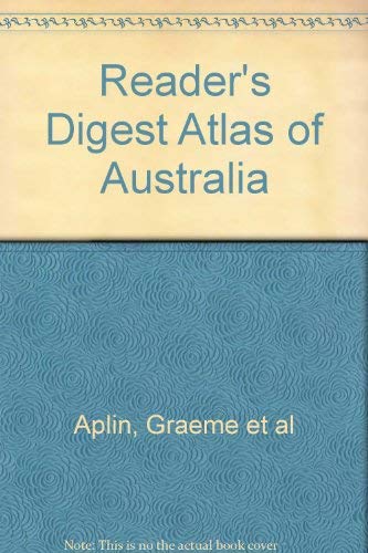Stock image for Reader's Digest Atlas of Australia for sale by medimops