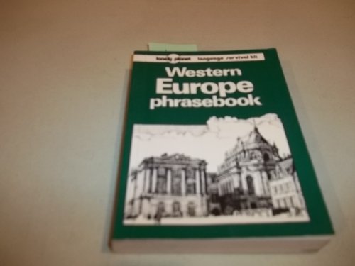 Beispielbild fr Lonely Planet Western Europe Phrasebook (LONELY PLANET EUROPE PHRASEBOOK) zum Verkauf von Wonder Book