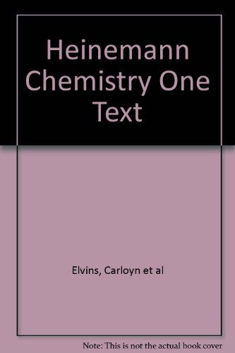 Beispielbild fr Heinemann Chemistry One Text zum Verkauf von ThriftBooks-Dallas