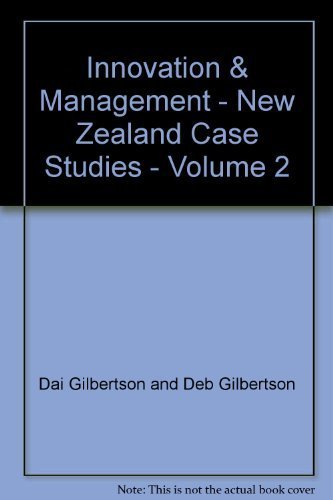 Stock image for Innovation And Management: New Zealand Case Studies (Volume II) for sale by Book Haven