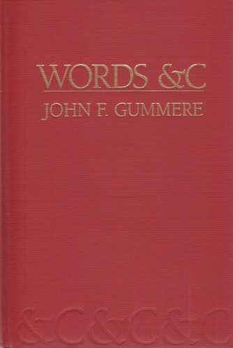 Stock image for Words and C for sale by Jay W. Nelson, Bookseller, IOBA