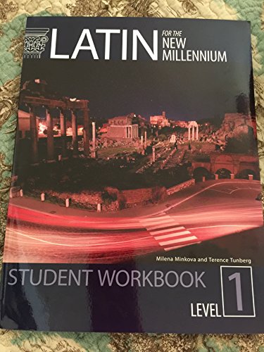 Stock image for Latin for the New Millennium: Student Workbook (Latin Edition) for sale by SecondSale