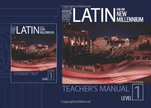 Beispielbild fr Latin for the New Millennium, Level 1 (English and Latin Edition) zum Verkauf von Blue Vase Books