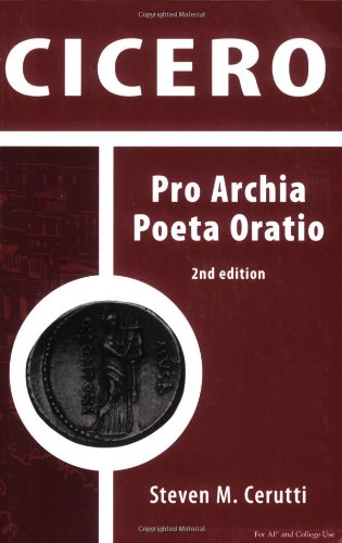 Stock image for Cicero: Pro Archia Poeta Oratio (Latin Edition) for sale by Seattle Goodwill