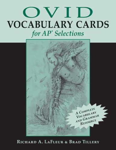 Imagen de archivo de Ovid Vocabulary Cards for AP Selections a la venta por Orion Tech