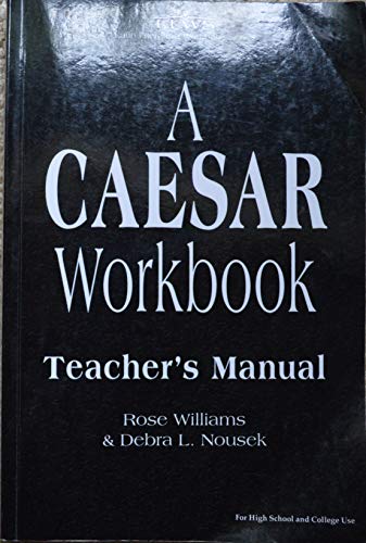 Stock image for Caesar Workbook Teacher's Manual for sale by Front Cover Books