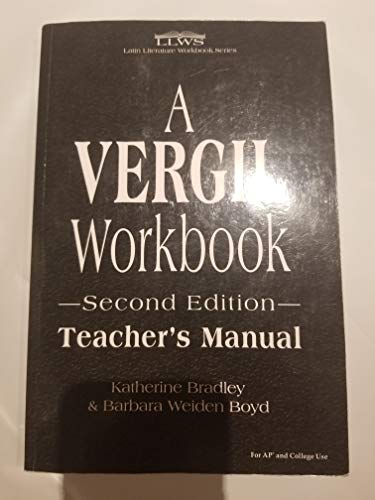 Beispielbild fr A Vergil Workbook Teachers Manual zum Verkauf von Upward Bound Books