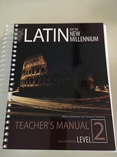9780865168107: Latin for the New Millenium Teacher's Manual for Student Workbook Level 1 2nd ed