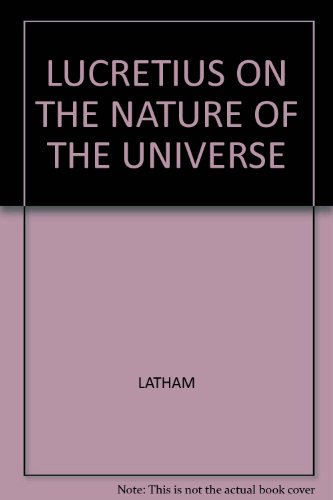 Beispielbild fr Lucretius, the Nature of the Universe (Paperback) zum Verkauf von CitiRetail