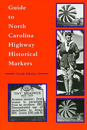 Beispielbild fr Guide to North Carolina Highway Historical Markers zum Verkauf von Better World Books
