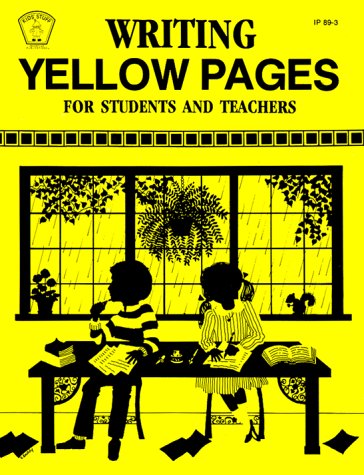 Stock image for Writing Yellow Pages for Students and Teachers. for sale by Wonder Book