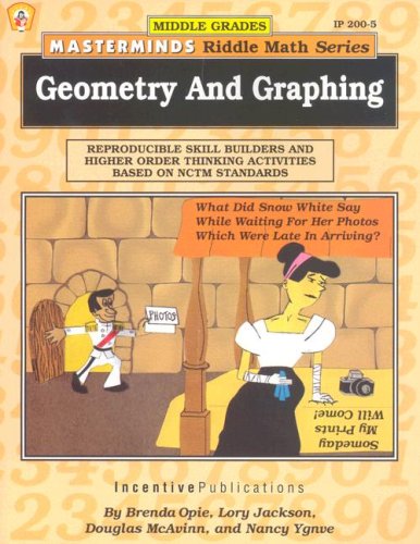 Beispielbild fr Masterminds Geometry and Graphing : Reproducible Skill Builders and Higher Order Thinking Activities Based on NCTM Standards zum Verkauf von Better World Books: West