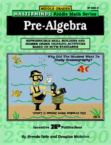 9780865303386: Masterminds Pre Algebra: Reproducible Skill Builders and Higher Order Thinking Activities Based on Nctm Standards (Kids' Stuff)