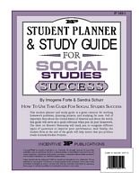 Stock image for Student Planner & Study Guide for Social Studies Success for sale by Wonder Book
