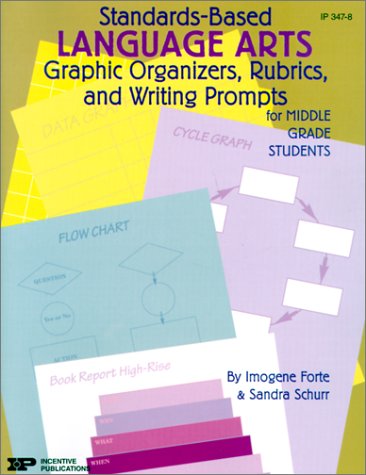 Beispielbild fr Standards-Based Language Arts: Graphic Organizers, Rubrics, and Writing Prompts for Middle Grade Students (Standards-based Graphic Organizers & Rub) zum Verkauf von Your Online Bookstore