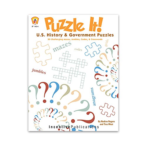 Stock image for Puzzle It! U.S. History and Government Puzzles for sale by Once Upon A Time Books