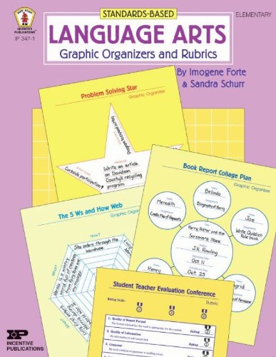 Stock image for Standards-Based Language Arts: Graphic Organizers and Rubrics: Elementary (Standards-based Graphic Organizers & Rub) for sale by Wonder Book