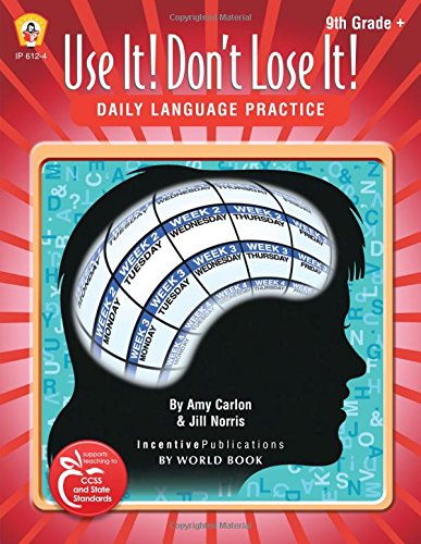 Imagen de archivo de Daily Language Practice 9th Grade +: Use It! Don't Lose It! a la venta por SecondSale