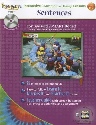 9780865306615: Interactive Grammar and Usage Lessons: Sentences (Interactive Digital Lessons)