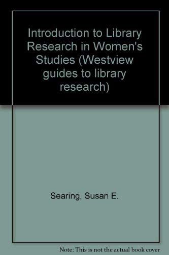 Stock image for Introduction to Library Research in Women's Studies for sale by gearbooks