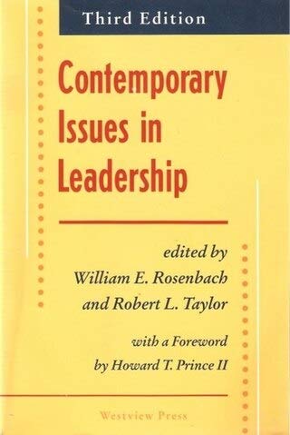 Imagen de archivo de Contemporary Issues In Leadership a la venta por HPB-Red