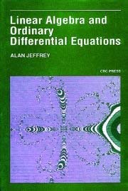 Stock image for Linear Algebra and Ordinary Differential Equations: Advanced Engineering Mathematics, Volume 1. for sale by Reader's Corner, Inc.