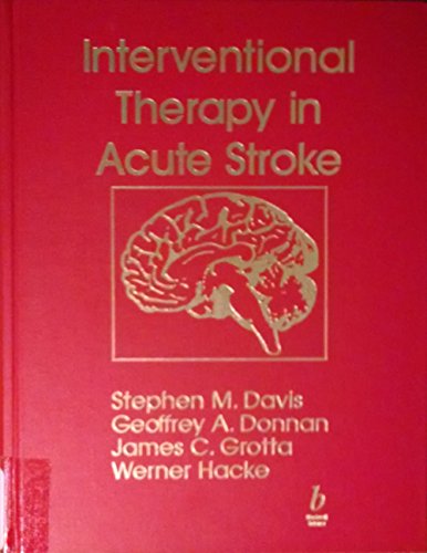 Stock image for Interventional Therapy in Acute Stroke for sale by Bookmonger.Ltd