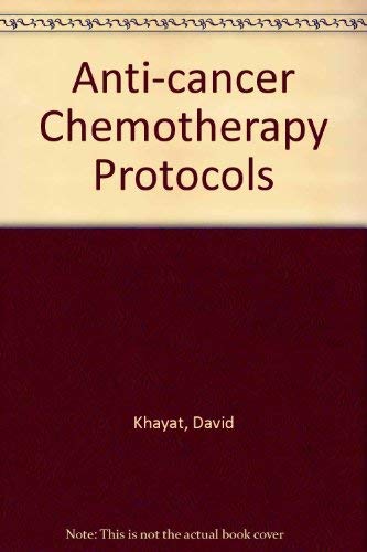 Imagen de archivo de Cancer Chemotherapy Treatment Protocols a la venta por HPB-Red