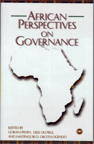 Beispielbild fr African Perspectives on Governance zum Verkauf von Better World Books