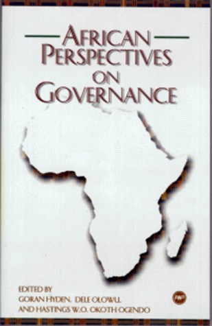 Stock image for African Perspectives on Governance for sale by Better World Books