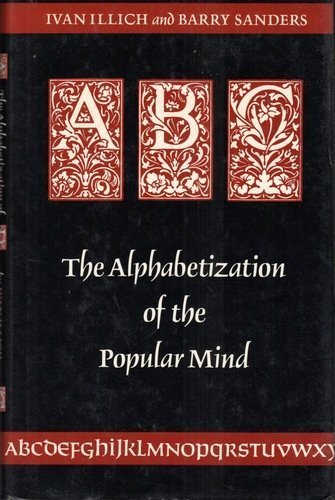 Beispielbild fr ABC: The Alphabetization of the Popular Mind zum Verkauf von Books From California