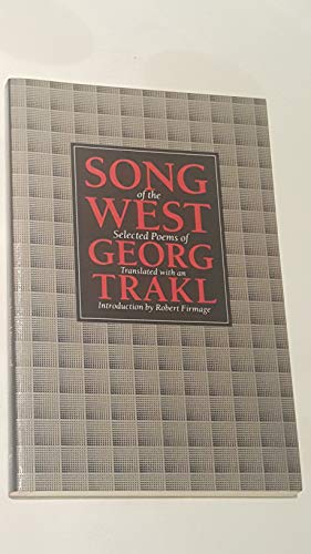 Beispielbild fr Song of the West : Selected Poems zum Verkauf von Better World Books