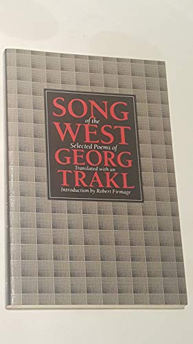Imagen de archivo de Song of the West : Selected Poems a la venta por Better World Books