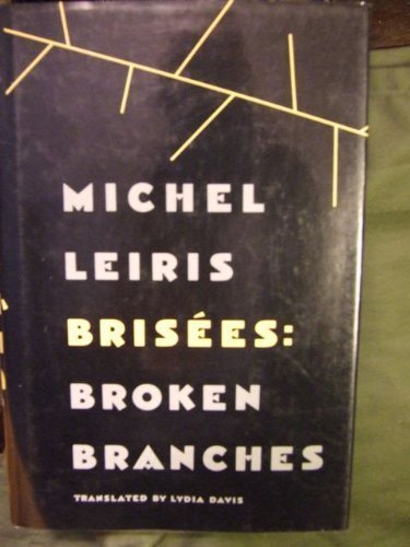 9780865473751: Brisees: Broken Branches