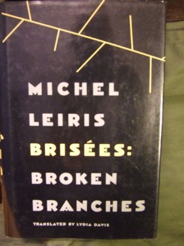 Stock image for Brisees: Broken Branches for sale by Wonder Book