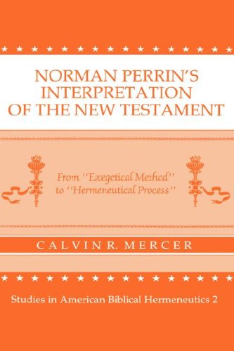 Beispielbild fr Norman Perrins Interp of the NT zum Verkauf von Better World Books