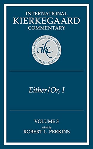 Stock image for EitherOr, Part I International Kierkegaard Commentary, Volume 3 for sale by PBShop.store US