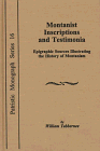 9780865545212: Montanist Inscriptions and Testimonia: Epigraphic Sources: v. 16 (Patristics Monograph S.)