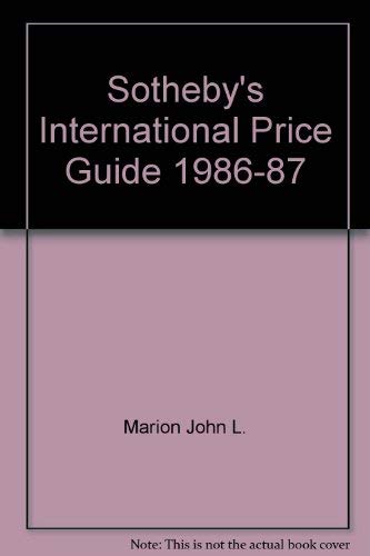 Stock image for Sotheby's International Price Guide 1986-87 for sale by Library House Internet Sales