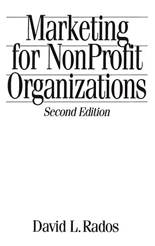 Beispielbild fr Marketing for Nonprofit Organizations zum Verkauf von Anybook.com