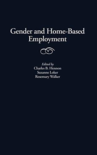 Imagen de archivo de Gender and Home-Based Employment a la venta por Better World Books