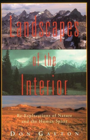 9780865713444: Landscapes of the Interior: Re-explorations of Nature and the Human Spirit